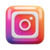 3D Instagram Icon