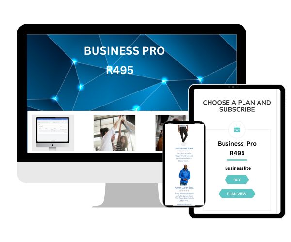 Business Pro Website Plan Shopespot Mockup